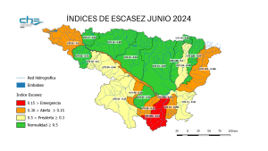 Índices de sequía a 30 de junio de 2024